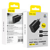 Blavec Ładowarka sieciowa BC-14 GaN4 - Typ C - PD QC 30W 3A z kablem Typ C na Typ C (TCBC14G4-CB303A+CC) czarna