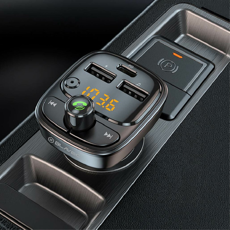 Blavec FM-Transmitter Flash TR-06 MP3, Bluetooth - 2xUSB + Typ C - PD 30W (TFMFTR06-B) schwarz