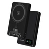 Blavec Magnetische Powerbank fürs Telefon BJ-03 10000 mAh 22,5W 3in1 kompatibel mit MagSafe USB-C - Schwarz Aluminium
