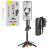 Blavec Selfie Stick Aluminium Coco PRO Mini P-01 MagSafe Auto Pop Quadripod + Pilot + Mocowanie 0,48 m - Czarny