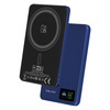 Blavec Magnetische Powerbank fürs Telefon BJ-03 5000 mAh 22,5W 3in1 kompatibel mit MagSafe USB-C - Marineblau Aluminium