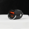 Blavec Autoladegerät BS-02B-C Aero - USB + Typ C - QC 3.0 18W PD 30W mit Kabel Typ C auf Typ C (CCBS02BCA-UCB) schwarz