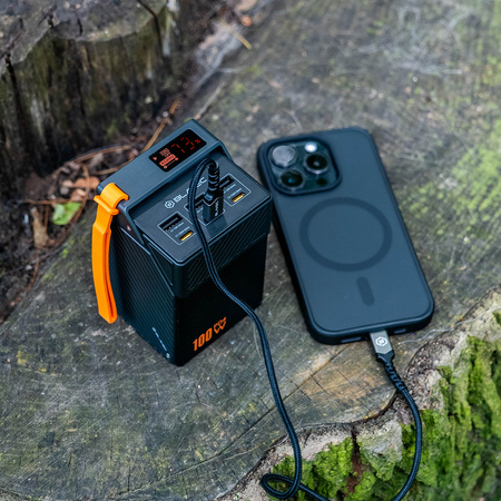 Blavec Powerbank 50000mAh BJ-50 Titan 100W - 3x Typ C + 3x USB-A (PBBJ50C) schwarz