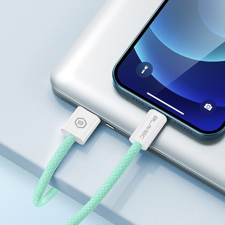 Blavec Kabel Candy mit Geflecht USB-C auf USB-C PD 60W 3A 2 m - Grün