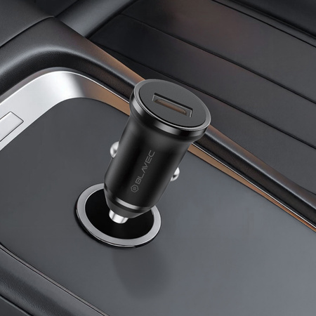 Blavec Autoladegerät BS-01A-C Road - USB - QC 3.0 18W mit Kabel USB auf Typ C (CCBS01ACR-UB) schwarz