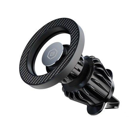 Blavec Autohalterung fürs Telefon BH-16A Carbon Magnetisch kompatibel mit MagSafe fürs Lüftungsgitter - Schwarz
