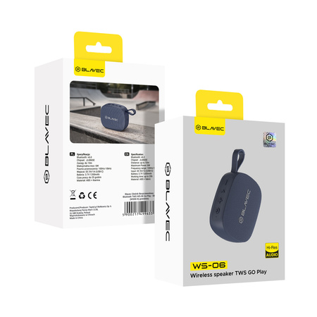 Blavec Kabelloser Lautsprecher Bluetooth TWS WS-06 Go Play 6W - Dunkelblau