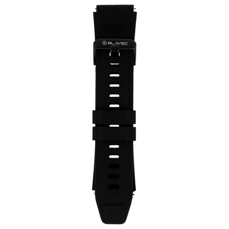 Blavec Universalarmband für M-07 Raptor 22mm Silikon - Schwarz