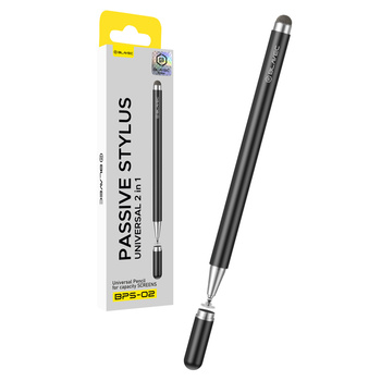 Blavec Passiver Eingabestift Pen Stylus BPS-02 Universal 2-in-1 (BPS02-UB) schwarz