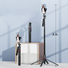 Blavec Selfie-Stick Aluminium Fusion + Fernbedienung + 1 Lampe 2,2 m