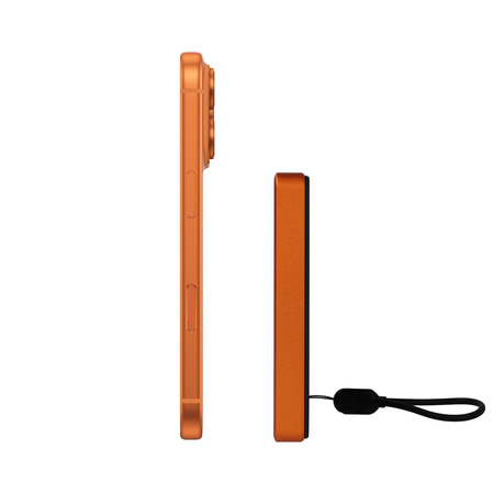 Blavec Magnetische Powerbank fürs Telefon BJ-03 10000 mAh 22,5W 3in1 kompatibel mit MagSafe USB-C - Orange Aluminium