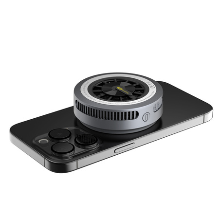 Blavec Autohalterung fürs Telefon BHC-05 Qi2.2 25W Magnetisch Abnehmbar mit induktivem Laden und aktiver Kühlung fürs Lüftungsgitter - Schwarz