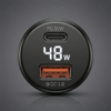 Blavec Autoladegerät BS-04B Volt - USB + Typ C - QC 3.0 48W (CCBS04BV-UCB) schwarz