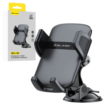Blavec Uchwyt Samochodowy BH-19 do szyby (BH19-WSB) czarny