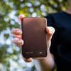 Blavec Powerbank 10000mAh BJ-04 Slim 13,5mm – USB-C, 22,5W, magnetisch und kabellos, MagSafe, 3in1 (PBBJ04-MC10P), Violett, Glas