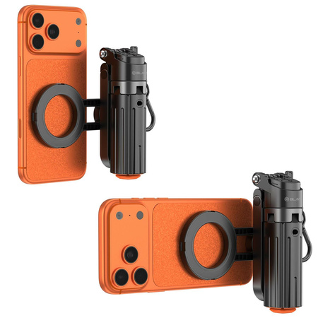 Blavec Selfie-Stick Aluminium Coco PRO Mini P-01 MagSafe Auto Pop Quadripod + Fernauslöser + Halterung 0,48 m - Schwarz