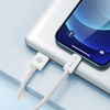 Blavec Kabel Candy mit Geflecht USB auf USB-C PD 60W 3A 1 m - Weiß