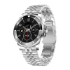 Blavec Smartwatch M-02 Business AMOLED Full Touch Voice Call - Silber