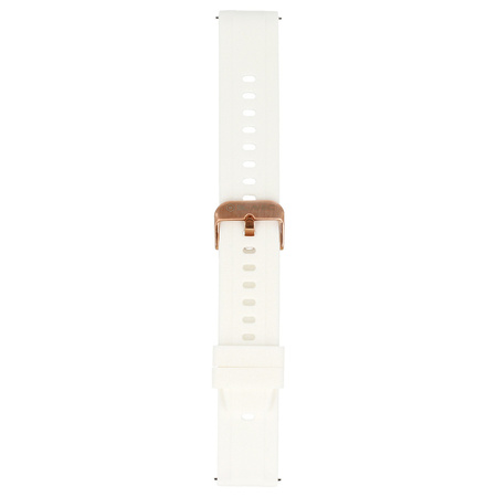 Blavec Universalarmband für W-17 Amber 18mm Silikon - Weiß