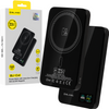 Blavec Power Bank 5000mAh BJ-04 Ultra Slim 7,8mm - Typ C - 22,5W magnetyczny indukcyjny Magsafe 3 w 1 (PBBJ04-MC5B) czarny