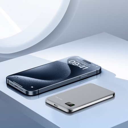 Blavec Power Bank 5000mAh BJ01 Slim - Typ C - 22,5W magnetyczny indukcyjny Magsafe 3 w 1