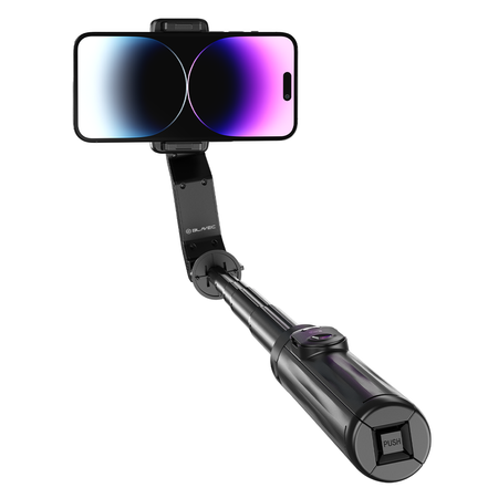 Blavec Selfie-Stick Aluminium Fusion P-10 Gimbal Tripod + Fernbedienung 1 m - Schwarz