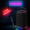 Blavec Głośnik Bezprzewodowy Bluetooth TWS Karaoke WS-01 - 160W z mikrofonem (WS01-MB) czarny