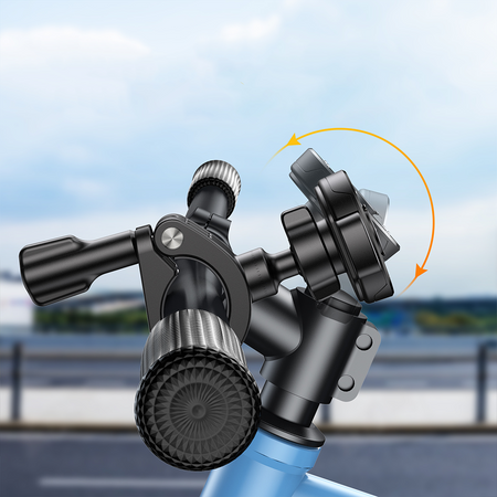 Blavec Fahrrad-/Motorradhalterung fürs Telefon BV-03 Velo Quick Lock kompatibel mit MagSafe für den Lenker - Schwarz