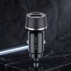 Blavec Autoladegerät BS-03B-C Carbon - USB + Typ C - QC 3.0 48W mit Kabel Typ C auf Typ C (CCBS03BC-UCB) schwarz