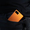 Blavec Magnetische Powerbank fürs Telefon BJ-03 5000 mAh 22,5W 3in1 kompatibel mit MagSafe USB-C - Orange Aluminium