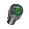 Blavec Auto-Ladegerät BS21A Carbon 2xUSB QC 3.0 36W 3A