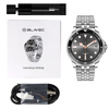 Blavec Smartwatch M-02 Business AMOLED Full Touch Voice Call - Silber