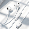 Blavec Słuchawki douszne BHS-01 z mikrofonem Typ C (DAC) (BHS01-W) białe
