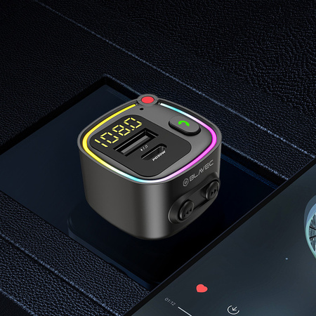 Blavec Auto-FM-Transmitter Flash Bluetooth MP3 PD 30W USB-C