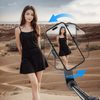 Blavec Selfie-Stick Aluminium Fusion P-10 Gimbal Tripod + Fernbedienung 1 m - Schwarz