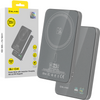 Blavec Magnetische Powerbank fürs Telefon BJ-04 5000 mAh 22,5W 3in1 kompatibel mit MagSafe USB-C - Grau
