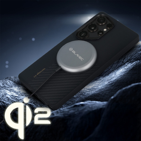 Blavec Induktives Ladegerät BQI-03 Qi2 15W Magnetisch kompatibel mit MagSafe - Schwarz