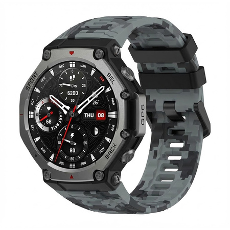 Blavec Smartwatch M-04 AMOLED GPS Voice Call + 1 Armband - Graphit