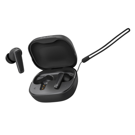 Blavec Bluetooth-Kopfhörer TWS BW-07 Live mit LCD-Display - Schwarz