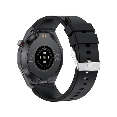 Blavec Smartwatch U-02 Kenzo HD AMOLED Voice Call + 1 Armband - Schwarz