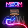Blavec Kabel Neon USB auf USB-C QC 3.0 60W 3A 1 m Leuchtend RGB