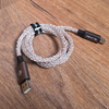 Blavec Kabel Neon USB auf USB-C QC 3.0 60W 3A 1 m Leuchtend RGB