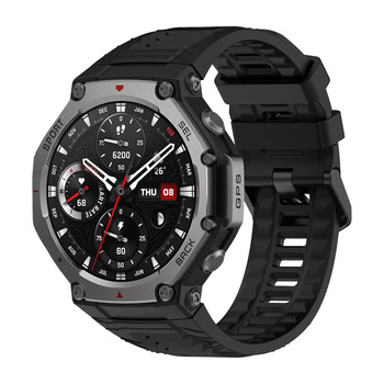 Blavec Smartwatch M-04 AMOLED GPS Voice Call + 1 Armband - Graphit