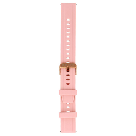 Blavec Universelles Armband für W-17 Amber 18mm Silikon - Rosa