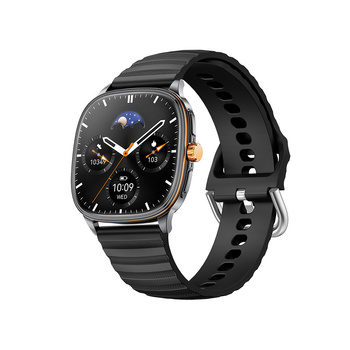 Blavec Smartwatch U-01 Mohito HD AMOLED Voice Call + 1 Armband - Schwarz