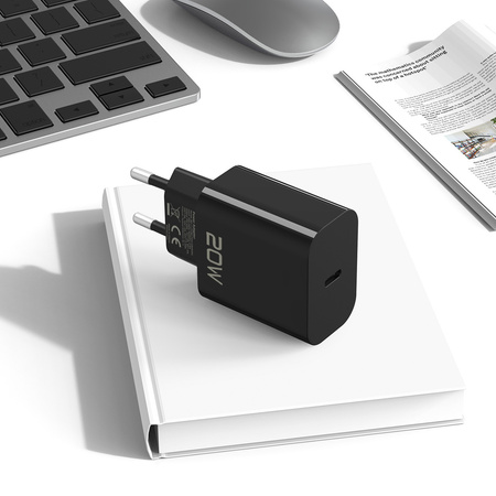 Blavec Netzladegerät BC-9 USB-C PD 20W 3A mit USB-C-Kabel - Schwarz