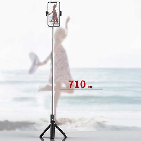 Blavec Selfie Stick Coco tripod + pilot 0,7 metra - czarny