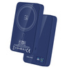 Blavec Magnetische Powerbank fürs Telefon BJ-04 10000 mAh 22,5W 3in1 kompatibel mit MagSafe USB-C - Marineblau Glas