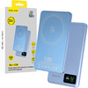 Blavec Power Bank 5000mAh BJ-03 Ultra Slim 7,8mm - Typ C - 22,5W magnetyczny indukcyjny Magsafe 3 w 1 (PBBJ03-MC5LB) jasnoniebieski aluminium