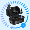 Blavec Kabelloses Krawattenmikrofon MK-02 ClipGo x2 fürs Telefon USB-C Lightning BT - Schwarz